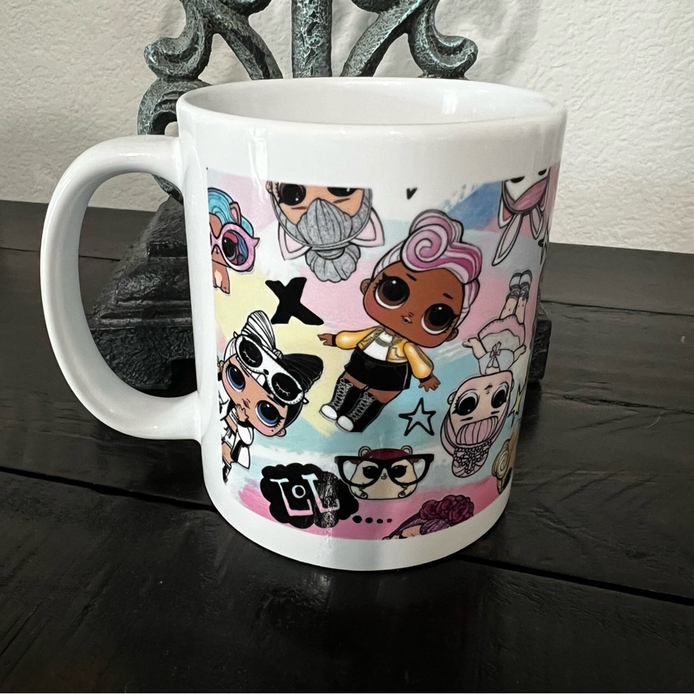 LOL Dolls Character Collectible Coffee Mug VGUC
